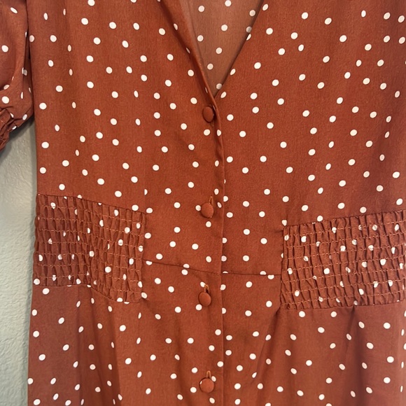 Polka dot maxi dress, NWOT - Picture 2 of 7